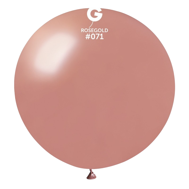 BALLON STANDARD® Ø80CM METAL ROSE GOLD - 071